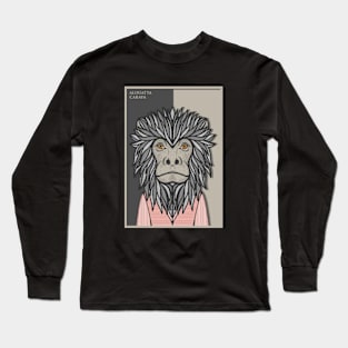 Black Howler Monkey Long Sleeve T-Shirt